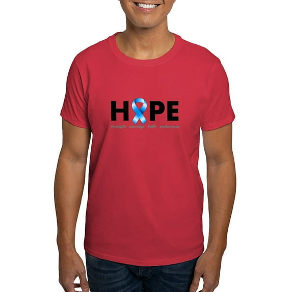 CafePress - Blue Ribbon Hope Clothing Men's Value T Shirt - Men's Classic Graphic Cotton T-Shirt