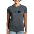 thumbnail image 1 of CafePress - Blue Ribbon Hope T Shirt - Women's Traditional Fit Dark T-Shirt, 1 of 4