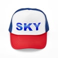 thumbnail image 1 of CafePress - Blue SKY - Adjustable Unisex Printed Trucker Hat with Mesh Back, 1 of 10