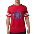 thumbnail image 1 of CafePress - Blue Tribal Turtle Sun Men's Football T Shirt - Mens Football Shirt, 1 of 4