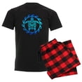 thumbnail image 1 of CafePress - Blue Tribal Turtle Sun Pajamas - Men's Dark Loose Fit Cotton Pajama Set, 1 of 7