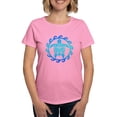 thumbnail image 1 of CafePress - Blue Tribal Turtle Sun T Shirt - Women's Traditional Fit Dark T-Shirt, 1 of 4