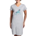 thumbnail image 1 of CafePress - Blue Watercolor Unicorn T Shirt - Women's Nightshirt, 1 of 4