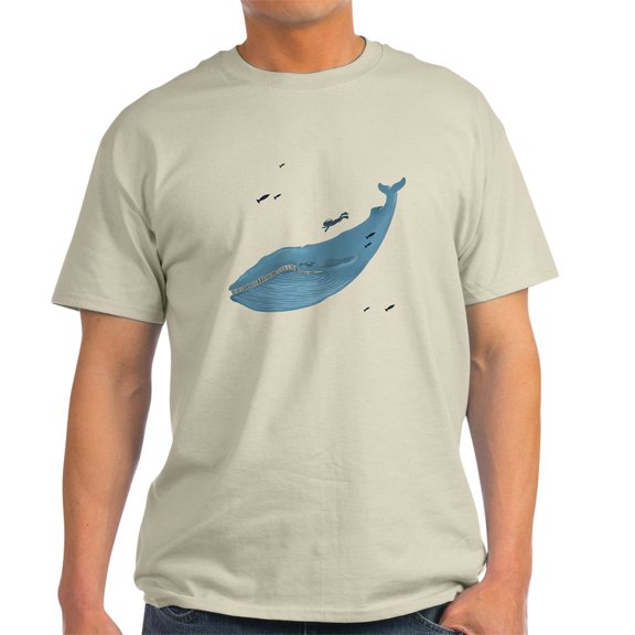 CafePress - Blue Whale Mens Shirt - Men's Classic Graphic T-Shirt