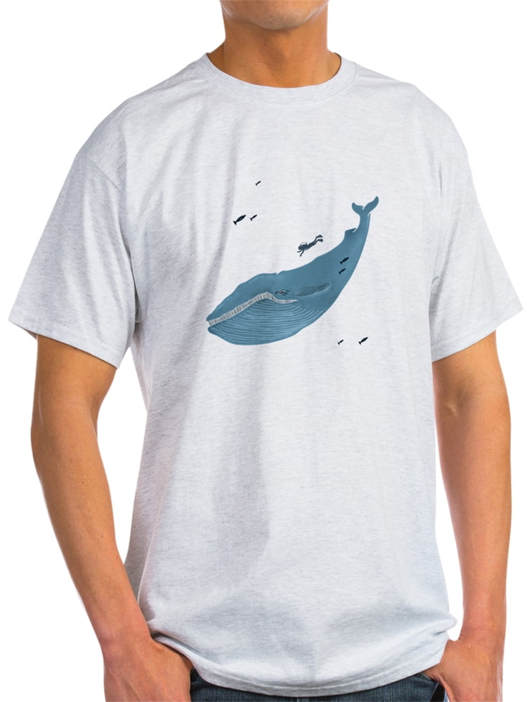 CafePress - Blue Whale - Mens Shirt - Light T-Shirt - CP - Walmart.com