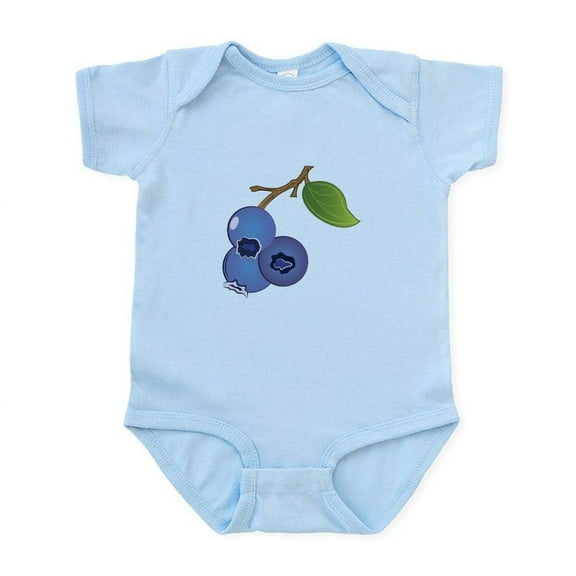 CafePress - Blueberries Body Suit - Baby Light Bodysuit, Size Newborn - 24 Months