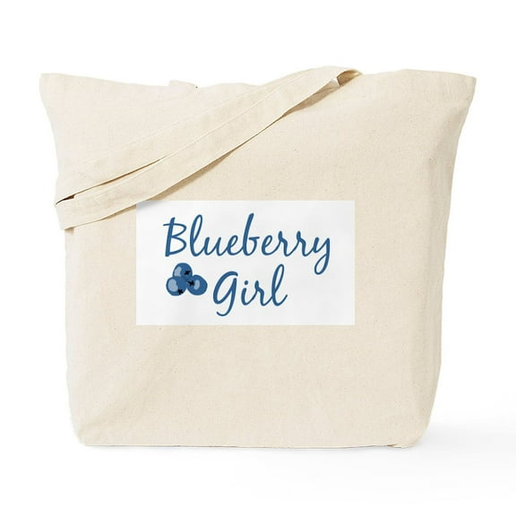CafePress - Blueberry Girl Tote Bag - Unisex Canvas Tote Bag, Beige, 1-Piece