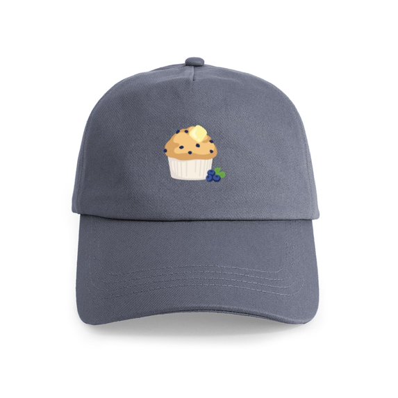 CafePress - Blueberry Muffin - Adjustable 100% Brushed Unisex Casual Cotton Baseball Cap, Beige, 1