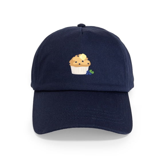 CafePress - Blueberry Muffin - Adjustable 100% Brushed Unisex Casual Cotton Baseball Cap, Beige, 1