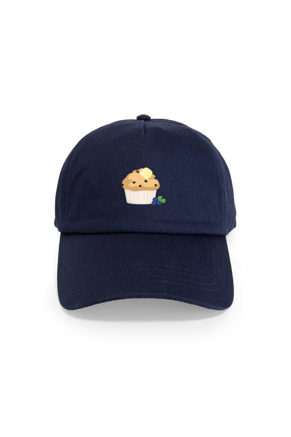 - Blueberry Muffin - Adjustable 100% Brushed Unisex Casual Cotton Baseball Cap, Beige, 1