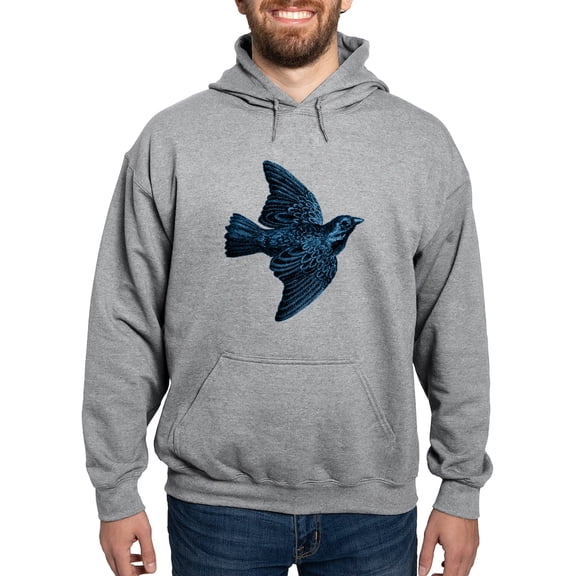 CafePress - Bluebird Of Happiness Hooded Sweatshirt - Pullover Hoodie, Hooded Sweatshirt