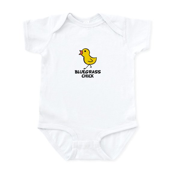 CafePress - Bluegrass Chick Infant Bodysuit - Baby Light Bodysuit, Size Newborn - 24 Months