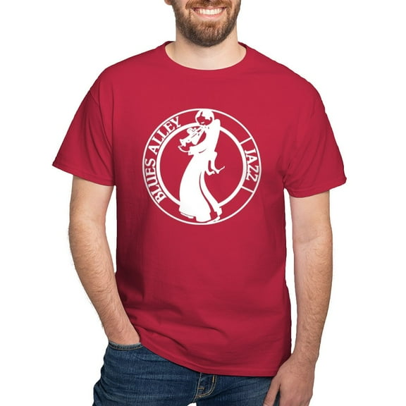 CafePress - Blues Alley Jazz T Shirt - Men's Classic Graphic Cotton T-Shirt
