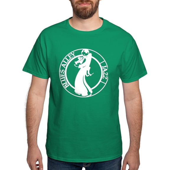 CafePress - Blues Alley Jazz T Shirt - Men's Classic Graphic Cotton T-Shirt