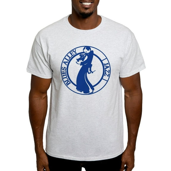 CafePress - Blues Alley Jazz T Shirt - Light T-Shirt - CP