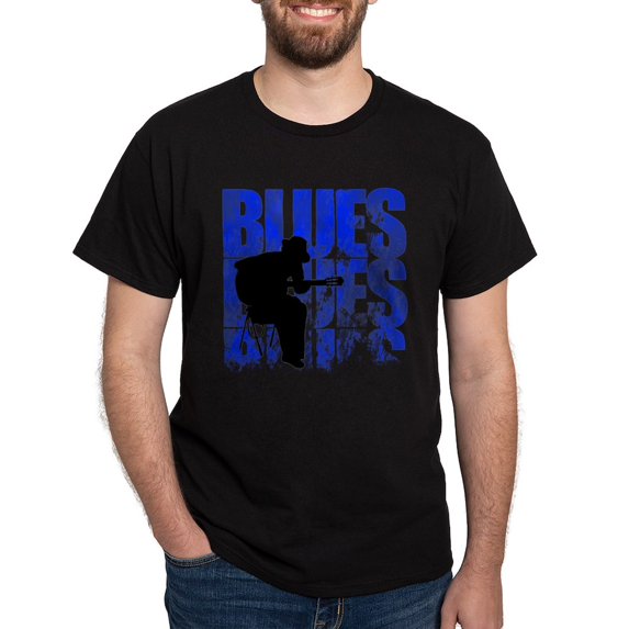 CafePress - Blues Guitar Light T Shirt - Men's Classic Graphic Cotton T-Shirt