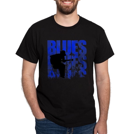 CafePress - Blues Guitar Light T Shirt - Men's Classic Graphic Cotton T-Shirt