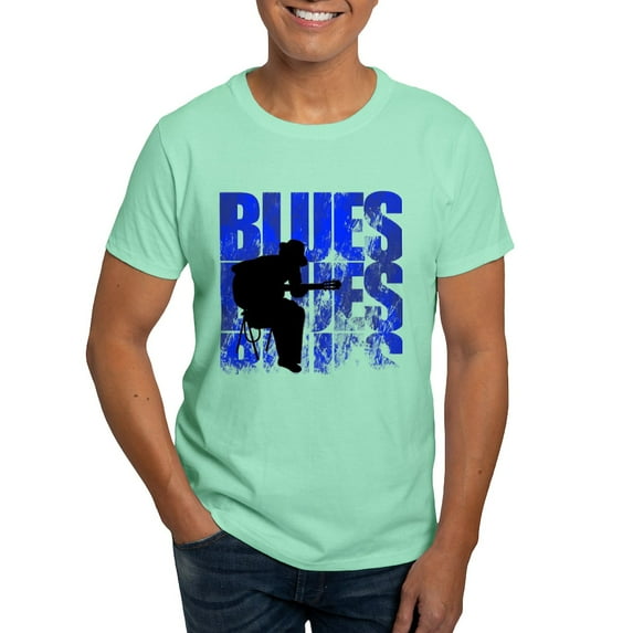 CafePress - Blues Guitar Light T Shirt - Men's Classic Graphic Cotton T-Shirt