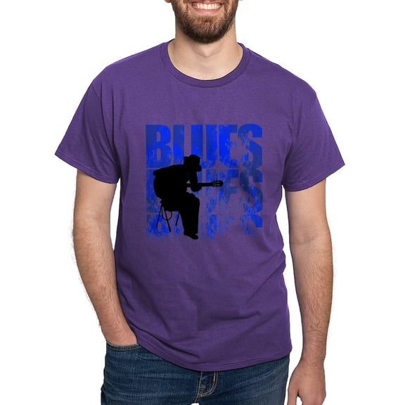 CafePress - Blues Guitar Light T Shirt - Men's Classic Graphic Cotton T-Shirt
