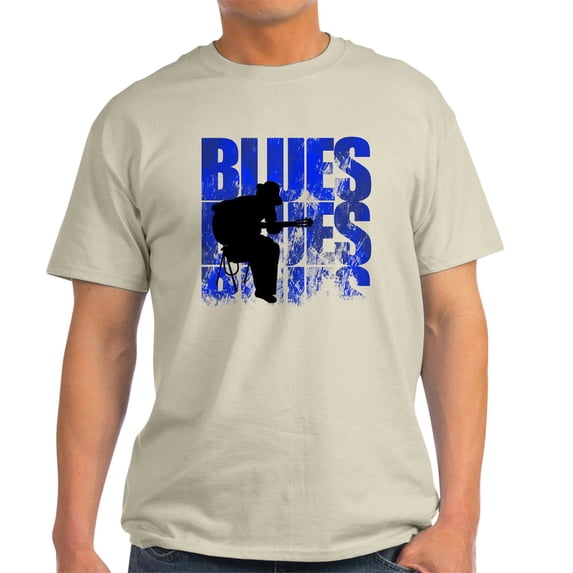 CafePress - Blues Guitar Light T Shirt - Light T-Shirt - CP