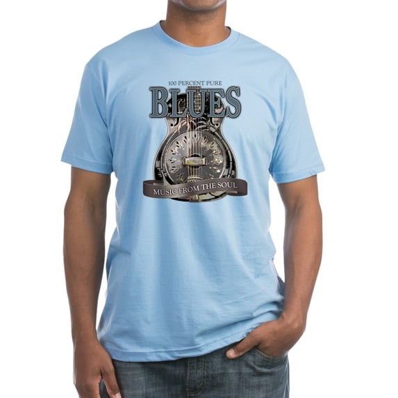 CafePress - Blues Music From The Soul Vintage T Shirt - Fitted T-Shirt, Vintage Fit Soft Cotton Tee