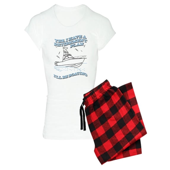 CafePress - Boating Retirement Plan - Women's Light Pajamas