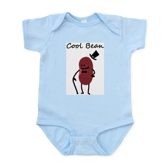 CafePress - Bob The Cool Bean Infant Bodysuit - Baby Light Bodysuit, Size Newborn - 24 Months