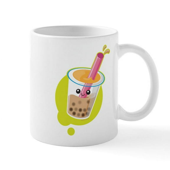 CafePress - Boba Tea Mug - 11 oz Ceramic Mug - Novelty Coffee Tea Cup