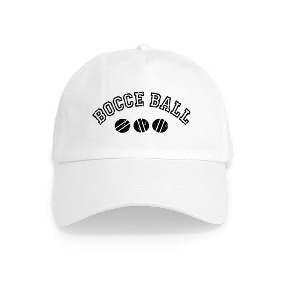 CafePress - Bocce Ball Cap - Adjustable 100% Brushed Unisex Casual Cotton Baseball Cap, Beige, 1