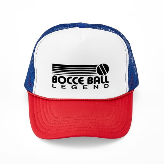 CafePress - Bocce Ball Legend - Adjustable Unisex Printed Trucker Hat with Mesh Back