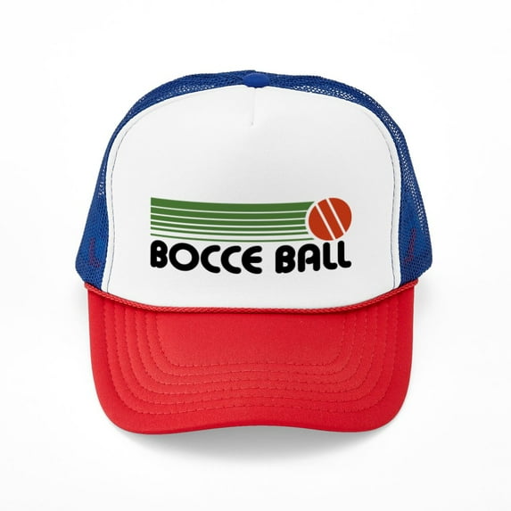 CafePress - Bocce Ball - Adjustable Unisex Printed Trucker Hat with Mesh Back