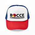 thumbnail image 1 of CafePress - Bocce Commisioner - Adjustable Unisex Printed Trucker Hat with Mesh Back, 1 of 10