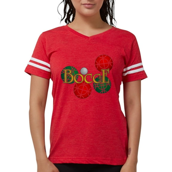 CafePress - Bocce T Shirt - Womens Football Shirt