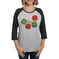 thumbnail image 1 of CafePress - Bocce1b Women's Baseball T Shirt - Womens Baseball Tee, 1 of 4