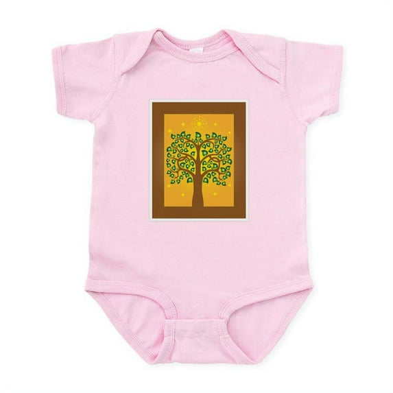 CafePress - Bodhi Tree Infant Bodysuit - Baby Light Bodysuit, Size Newborn - 24 Months