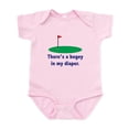 thumbnail image 1 of CafePress - Bogey In My Diaper Infant Bodysuit - Baby Light Bodysuit, Size Newborn - 24 Months, 1 of 4