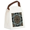 thumbnail image 1 of CafePress - Bohemian Floral Metallic Mandala - Canvas Lunch Bag with Strap Handle, 1 of 2