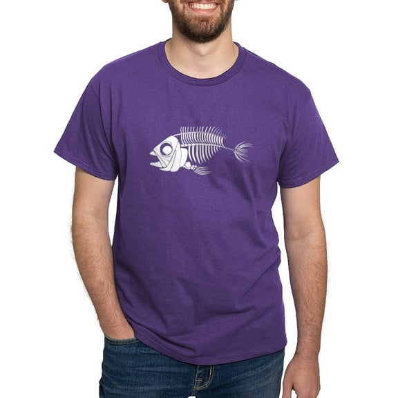 CafePress - Boney Fish T Shirt - Men's Classic Graphic Cotton T-Shirt