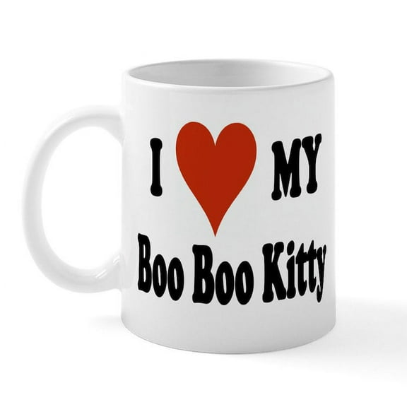 CafePress - Boo Boo Kitty Mug - 11 oz Ceramic Mug - Novelty Coffee Tea Cup