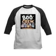 thumbnail image 1 of CafePress - Boo Crew Halloween T Shirt Kids Baseball T Shirt - Kids Cotton Baseball Jersey, 3/4 Sleeve Shirt, 1 of 4