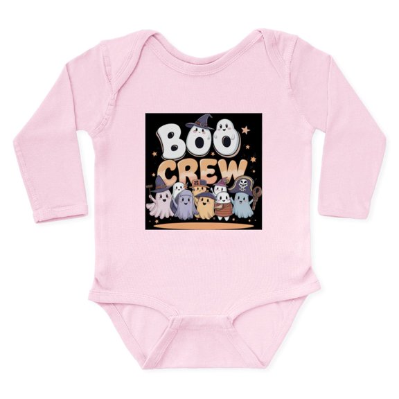 CafePress - Boo Crew Halloween T Shirt - Long Sleeve Cotton Baby Bodysuit