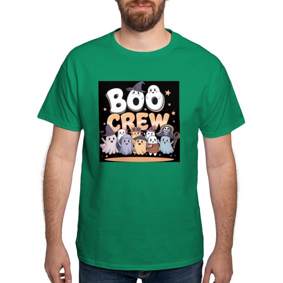 CafePress - Boo Crew Halloween T Shirt Men's Value T Shirt - Men's Classic Graphic Cotton T-Shirt