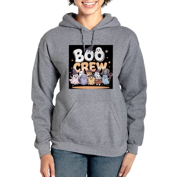 CafePress - Boo Crew Halloween T Shirt - Pullover Hoodie, Classic & Comfortable Hooded Sweatshirt