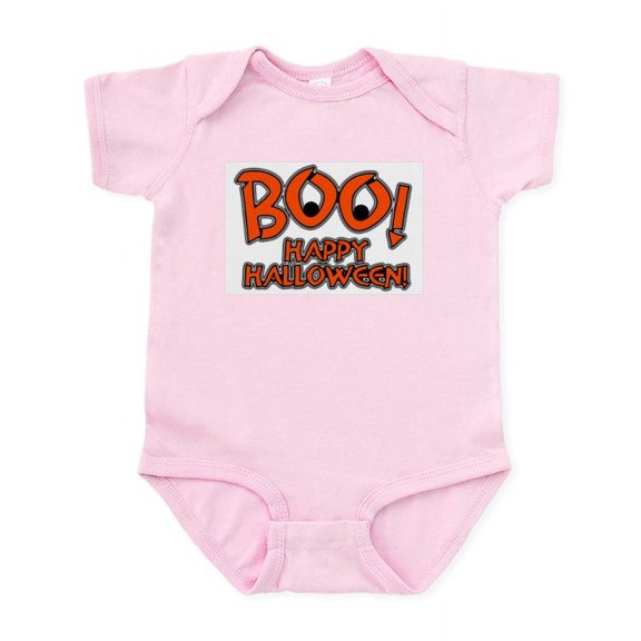 CafePress - Boo Halloween Infant Bodysuit - Baby Light Bodysuit, Size Newborn - 24 Months