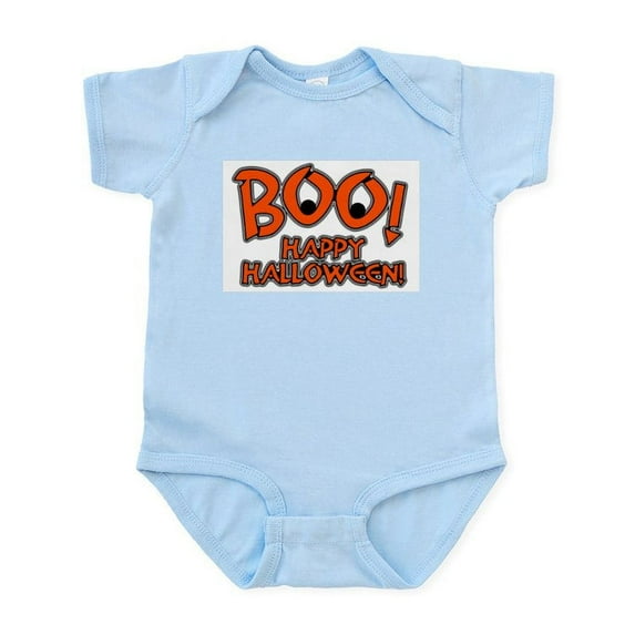 CafePress - Boo Halloween Infant Bodysuit - Baby Light Bodysuit, Size Newborn - 24 Months