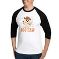 thumbnail image 1 of CafePress - Boo Haw: Playful Ghostly Design - Cotton Baseball Jersey, 3/4 Raglan Sleeve Shirt, 1 of 4