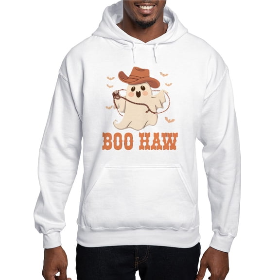 CafePress - Boo Haw: Playful Ghostly Design - Pullover Hoodie, Hooded Sweatshirt