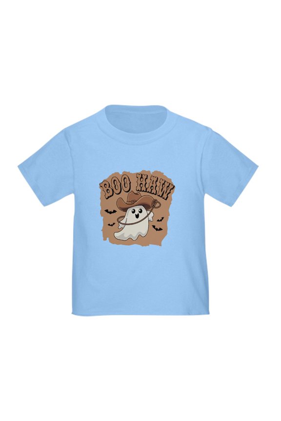 - Boo Haw: Spooky Meets Country Vibes Toddler T Shirt - Cute Toddler T-Shirt, 100% Cotton