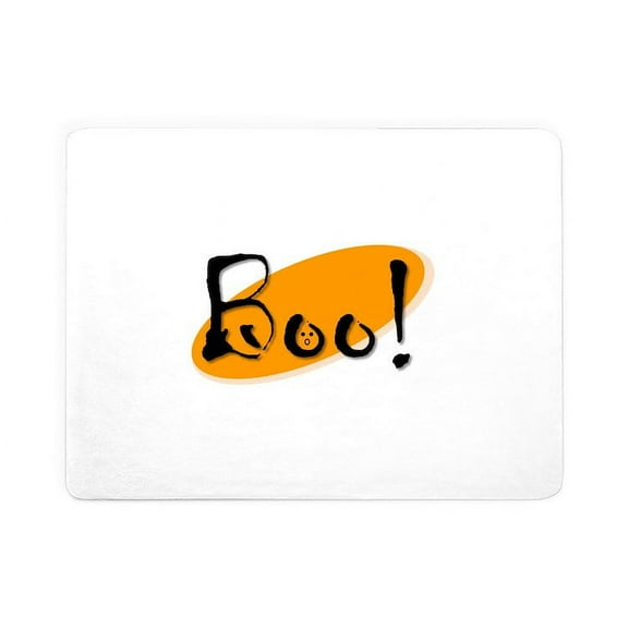 CafePress - Boo - Large Sherpa Fleece Throw Blanket 80" x 60"