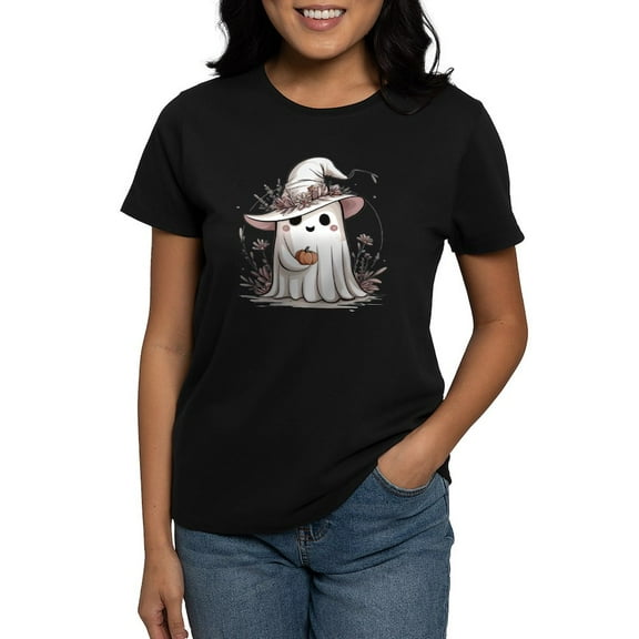 CafePress - Boo T Shirt Women's Value T Shirt - Women's Traditional Fit Dark T-Shirt
